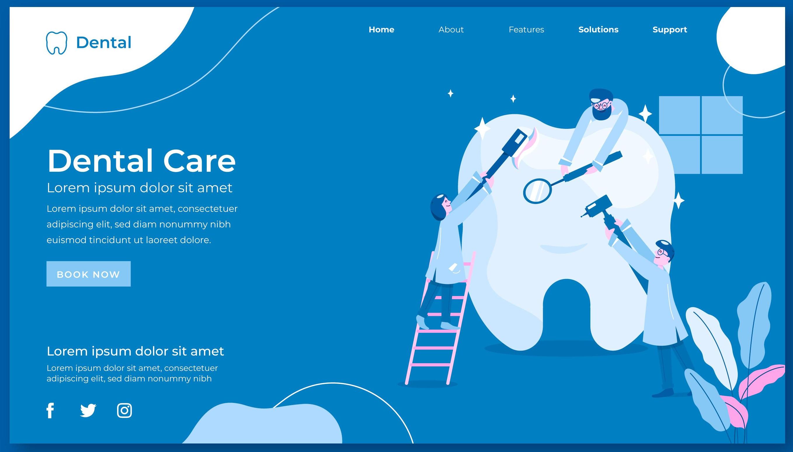 dentist website development