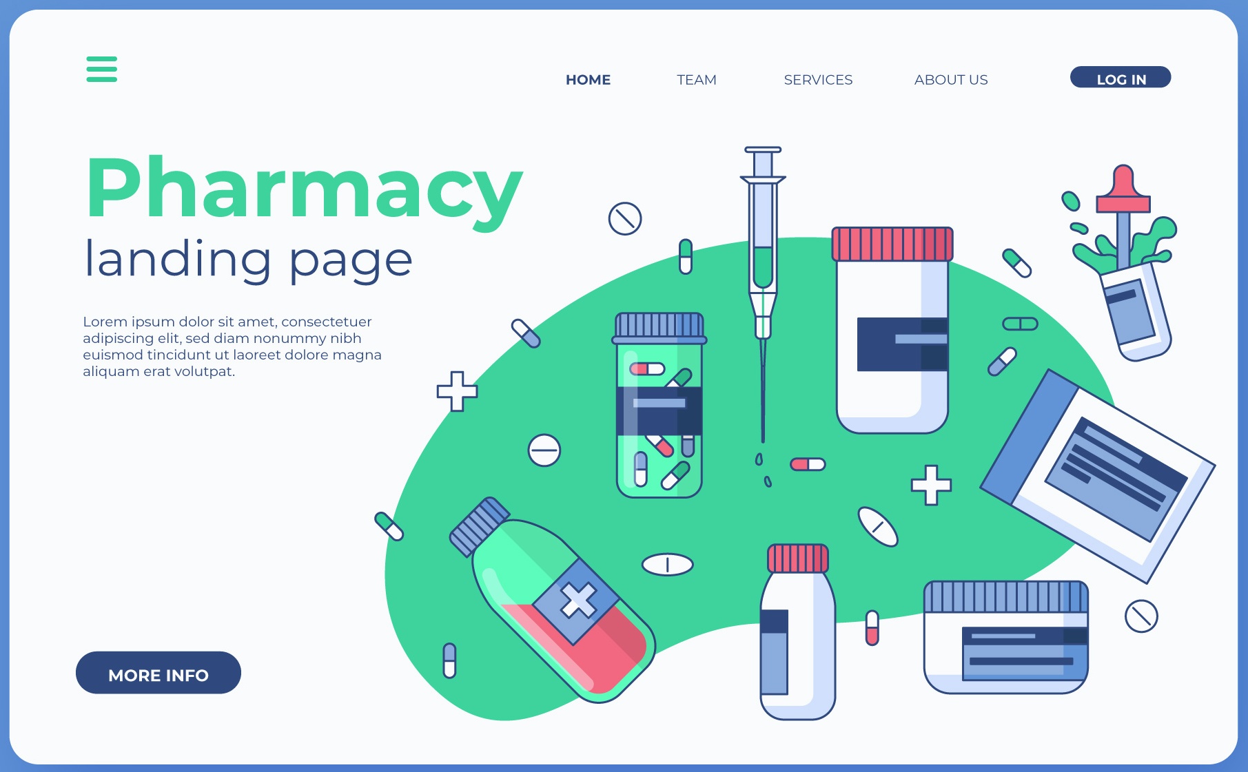 pharmacy website development